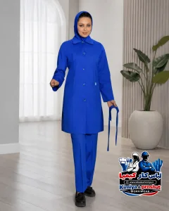 ست اتاق عمل زنانه آبی کاربنی - ۱