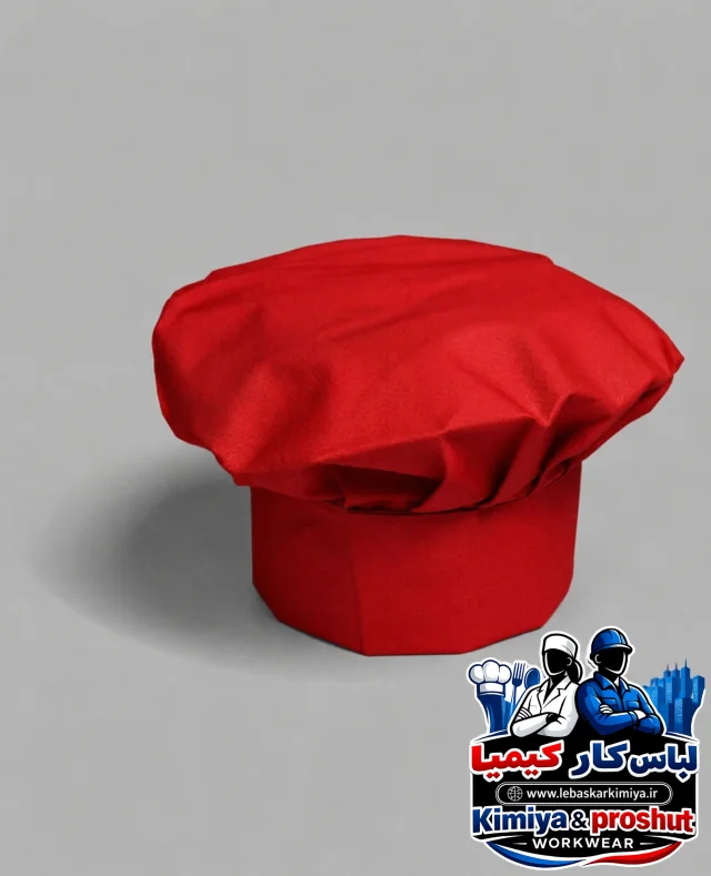 کلاه سرآشپزی قرمز