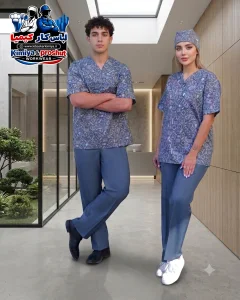 ست سلدا (کلاه -تونیک) طوسی - ۱